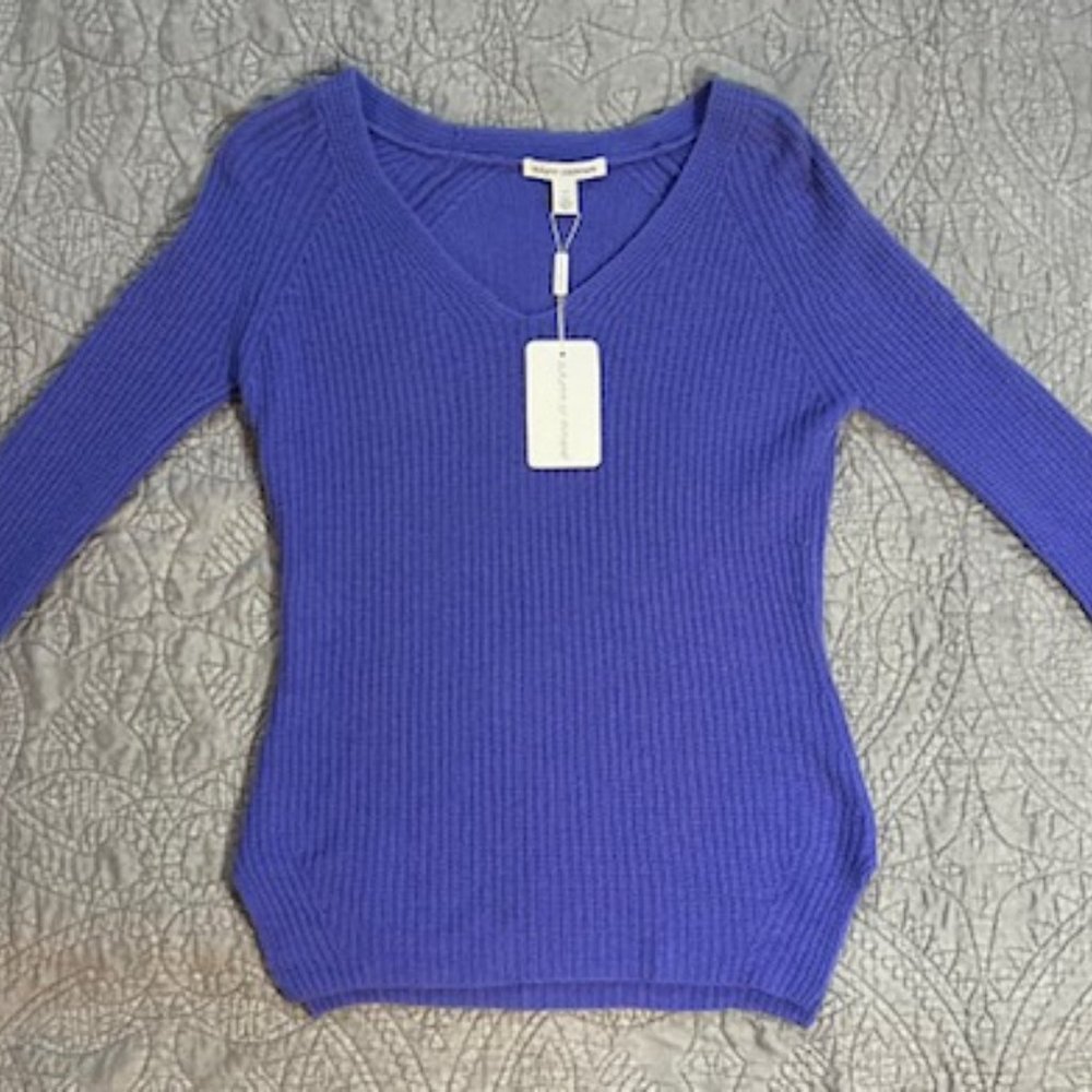 NWT AUTUMN CASHMERE 100% CASHMERE WOMENS LIGHTWEIGHT SWEATER SIZE XS - Picture 2 of 7